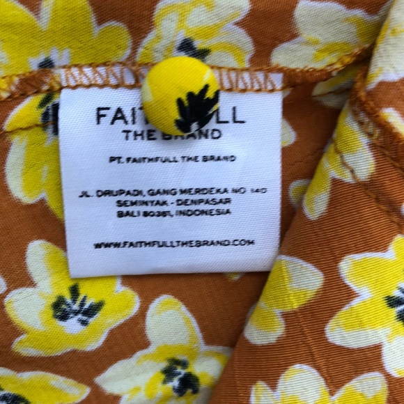 Faithfull the Brand Saffron lia Floral Mini Dress - Picture 7 of 8